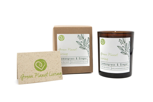Lemongrass & Ginger luxury plant based Candle 