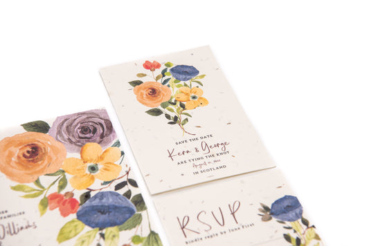 The Eden Collection Seed Paper Save The Date card