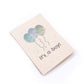 New Baby Boy Plantable Seed Paper Card | Green Planet Living