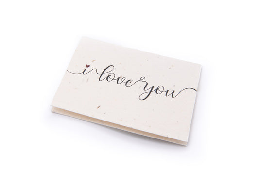 I Love You | Green Planet Living seed paper cards