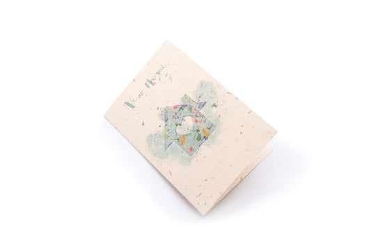 New Home Plantable Greeting Card — Wildflower Seed Paper