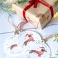 Dachshund Through The Snow – plantable Christmas gift tag