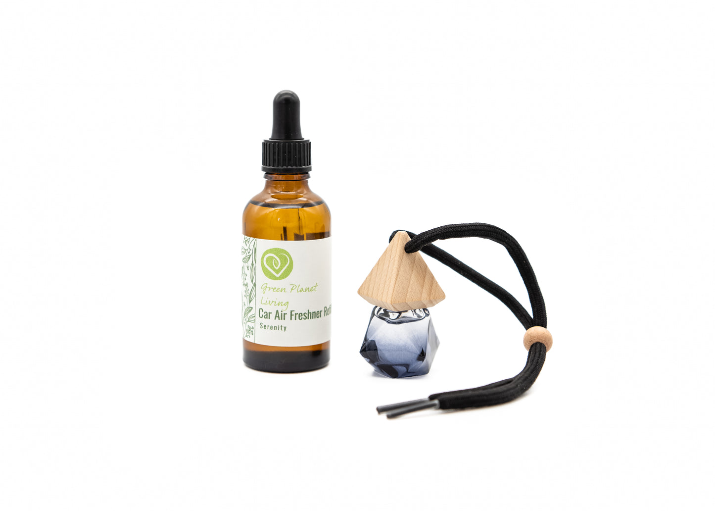 Serenity car diffuser and refill bottle