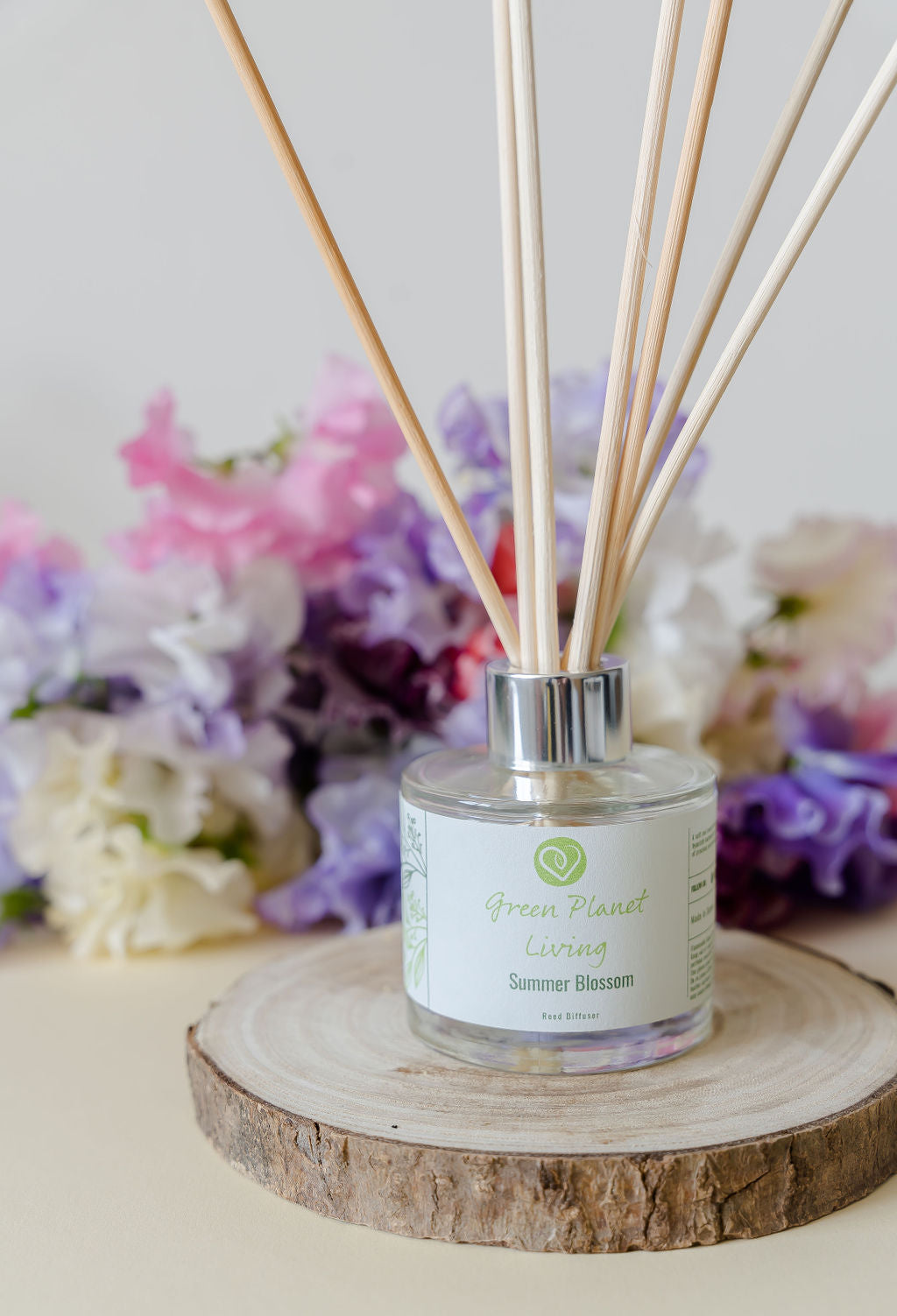 Vegan Reed Diffusers UK | Summer Blossom | Eco-Friendly Plant-Based ...