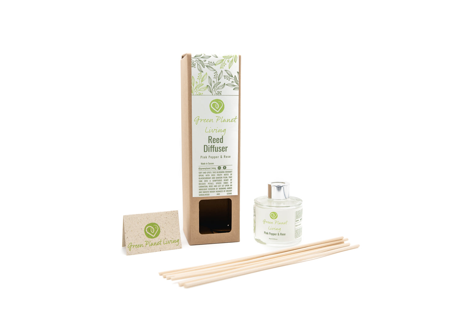 Pink Pepper & Rose Reed Diffuser