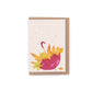 Autumn leaves Wildflower seed paper card