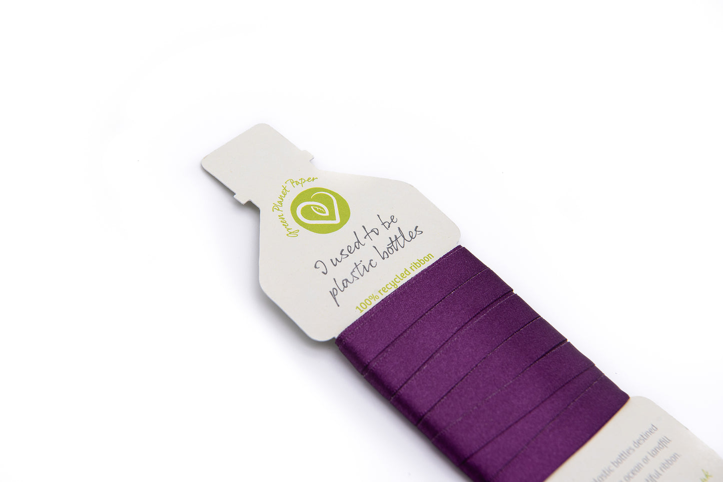 Eco friendly Purple ribbon