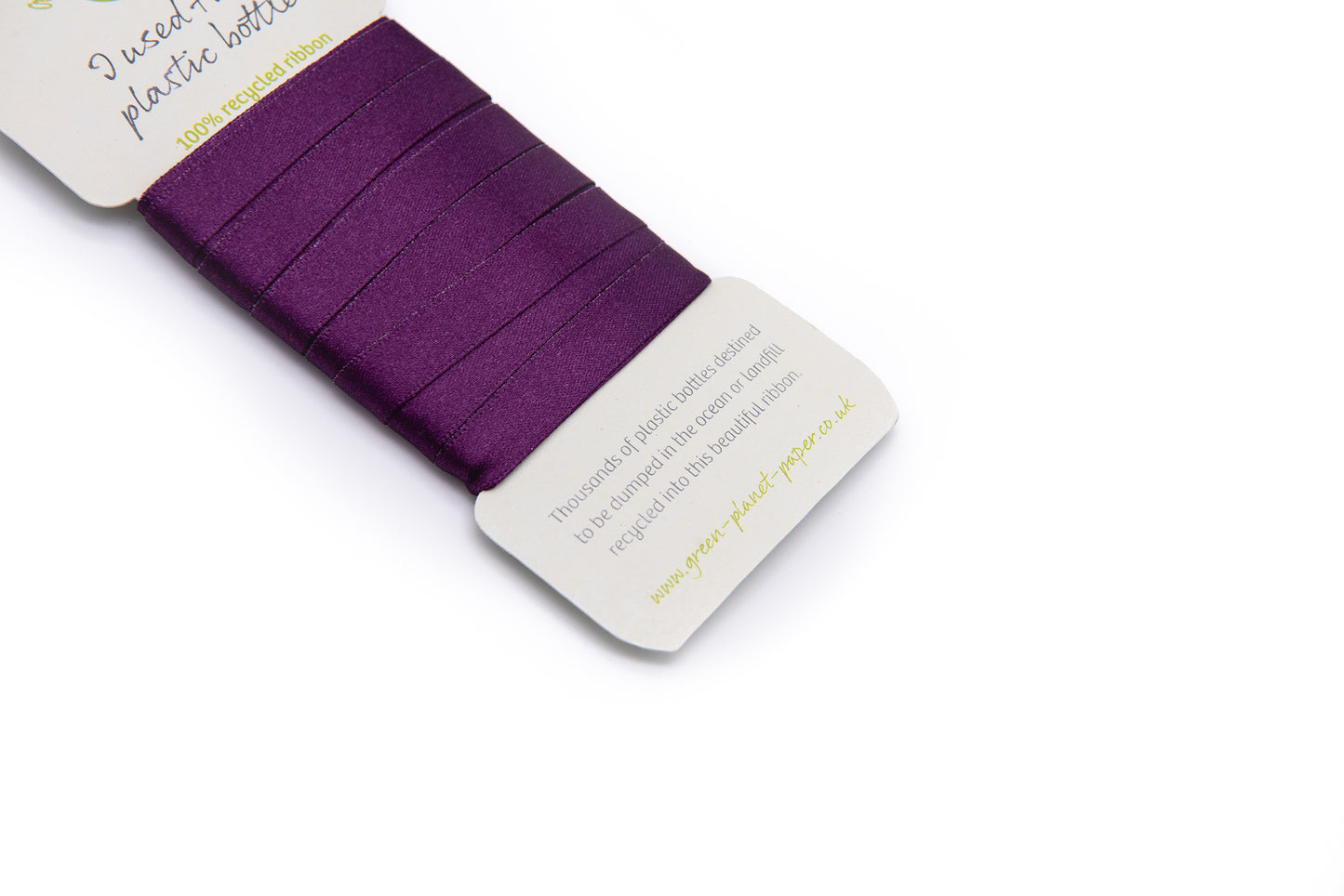 Eco friendly Purple ribbon