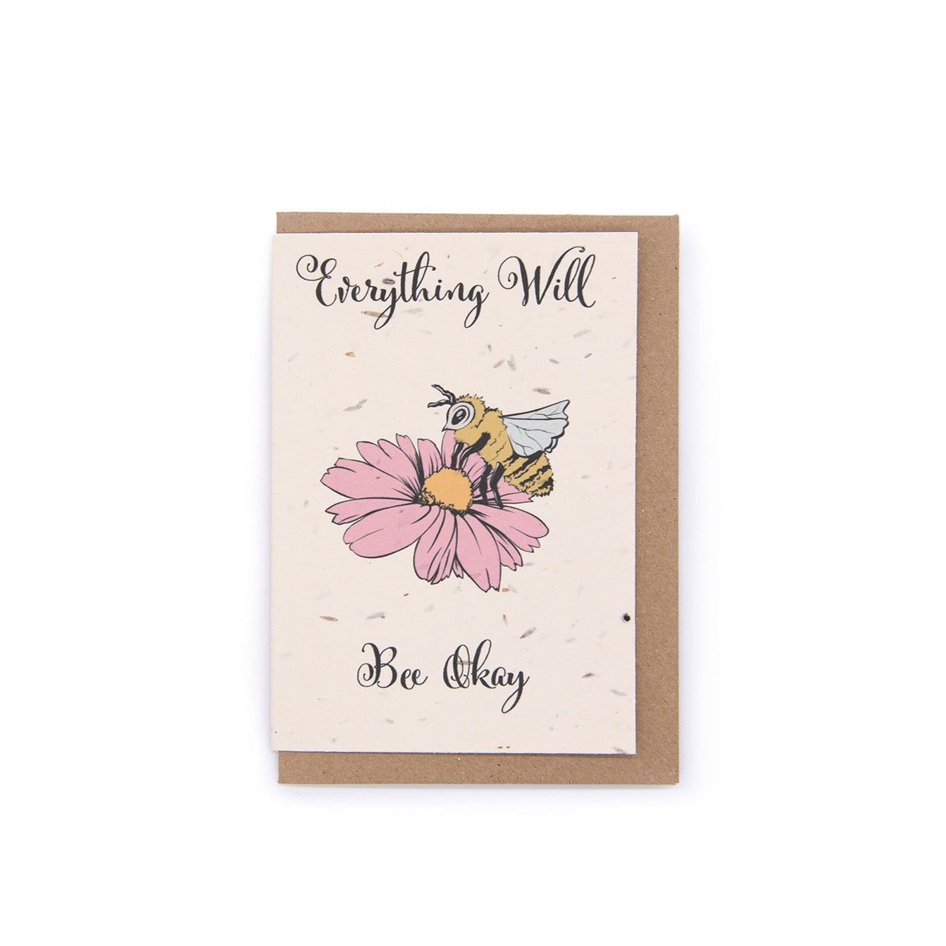 Everything Will Bee Okay | Green Planet Living Seed Paper Card