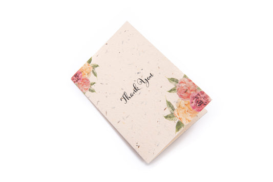 Thank You Card | Green Planet Living wildflower seed paper card