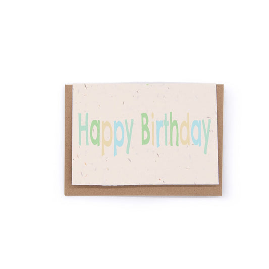 Pastel Birthday Card | Seed Paper Birthday Cards