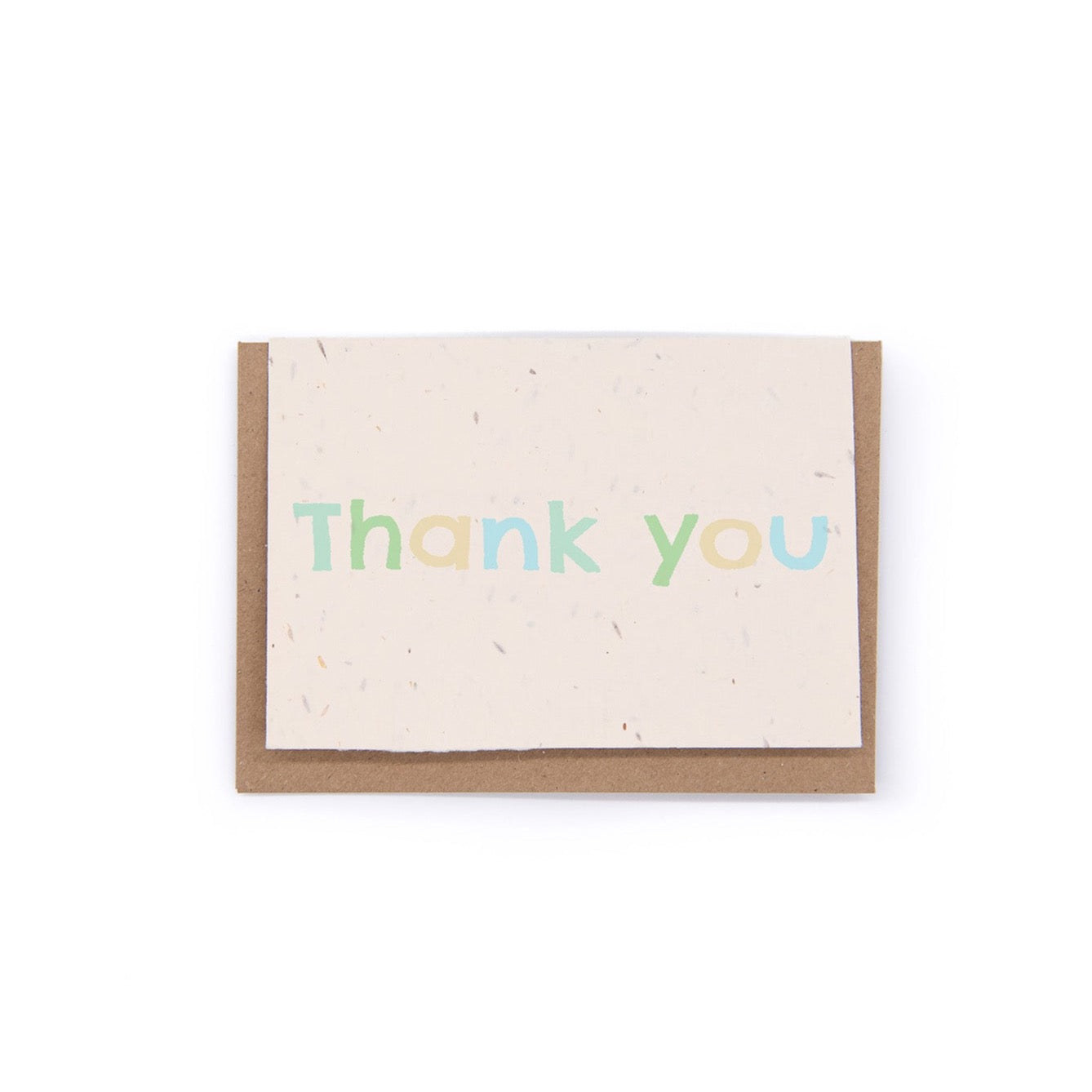 Pastel thank you card | Seed paper thank you card