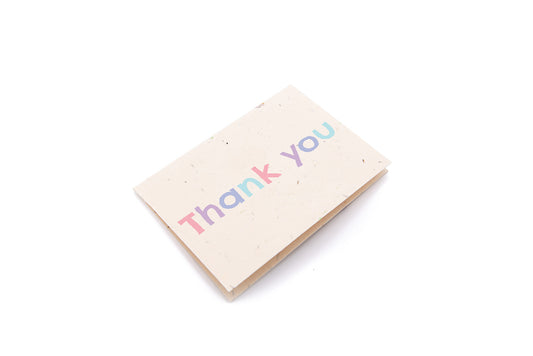 Pastel Thank you | Seed Paper Thank you Cards