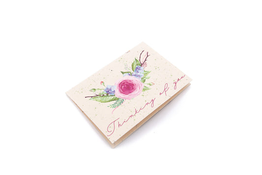 Sympathy plantable Seed Paper Card