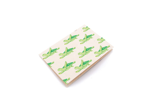 Turtle themed note cards Pk 5